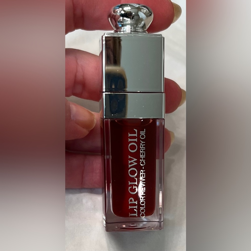 Dior Addict Lip Glow Oil Lip Reviver - Cherry Oil Bronzed Glow Full Size New - Picture 3 of 7